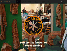 Tablet Screenshot of capitolwoodcarvers.org